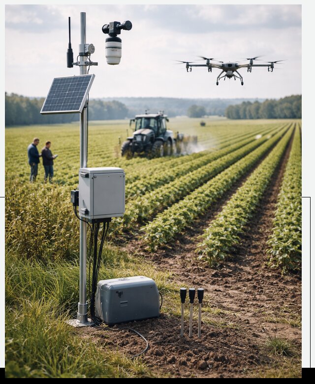 Разработка IoT мониторинга полей в Великом Устюге от 8652 р. | АвикейВлс